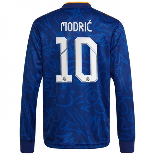 Real Madrid Dres Luka Modrić 10 Gostujući 2021/22 Dugim Rukavima Real Madrid Dres Luka Modrić 10 Gostujući 2021/22 Dugim Rukavima